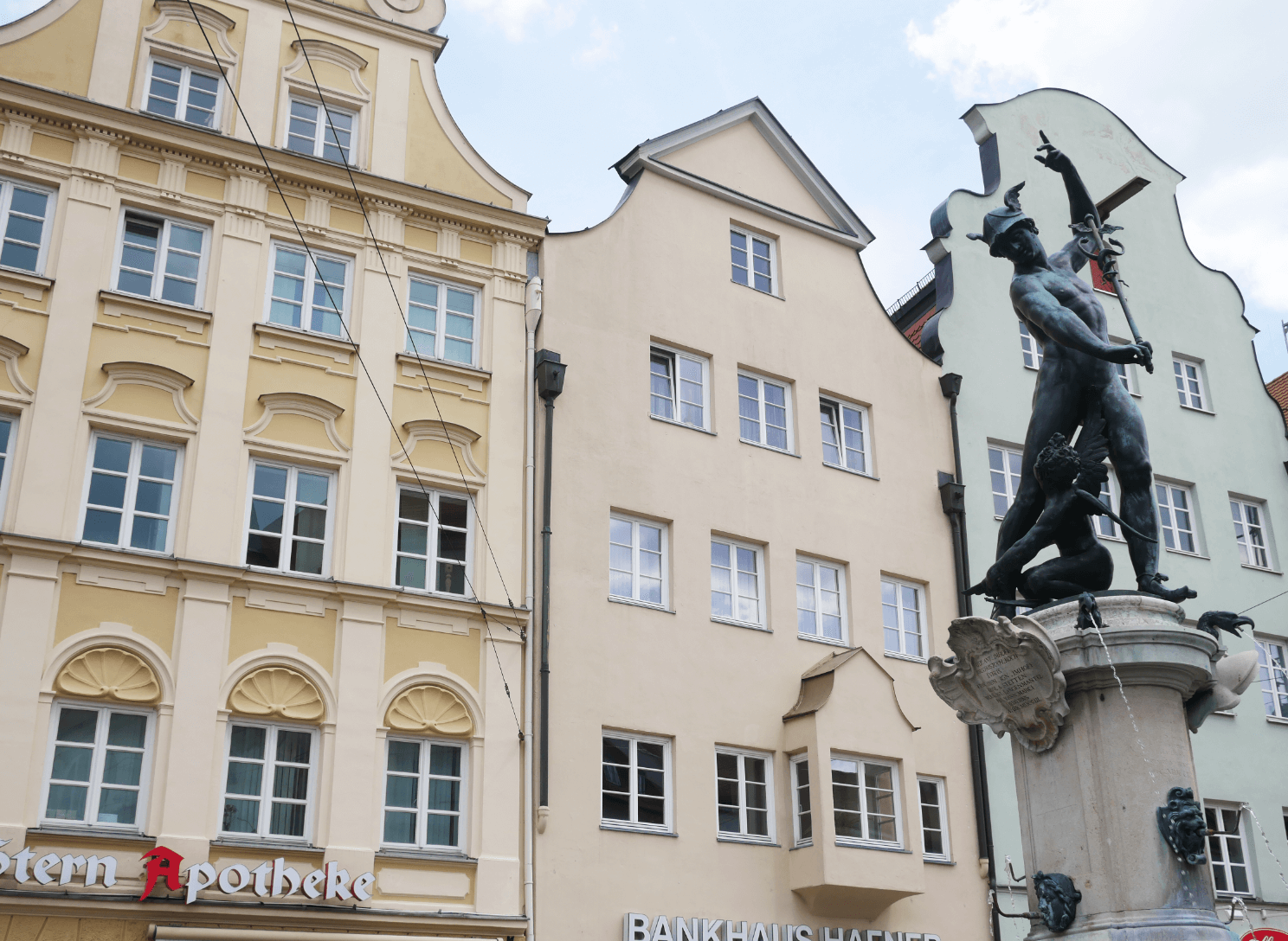 アウクスブルクの銅像