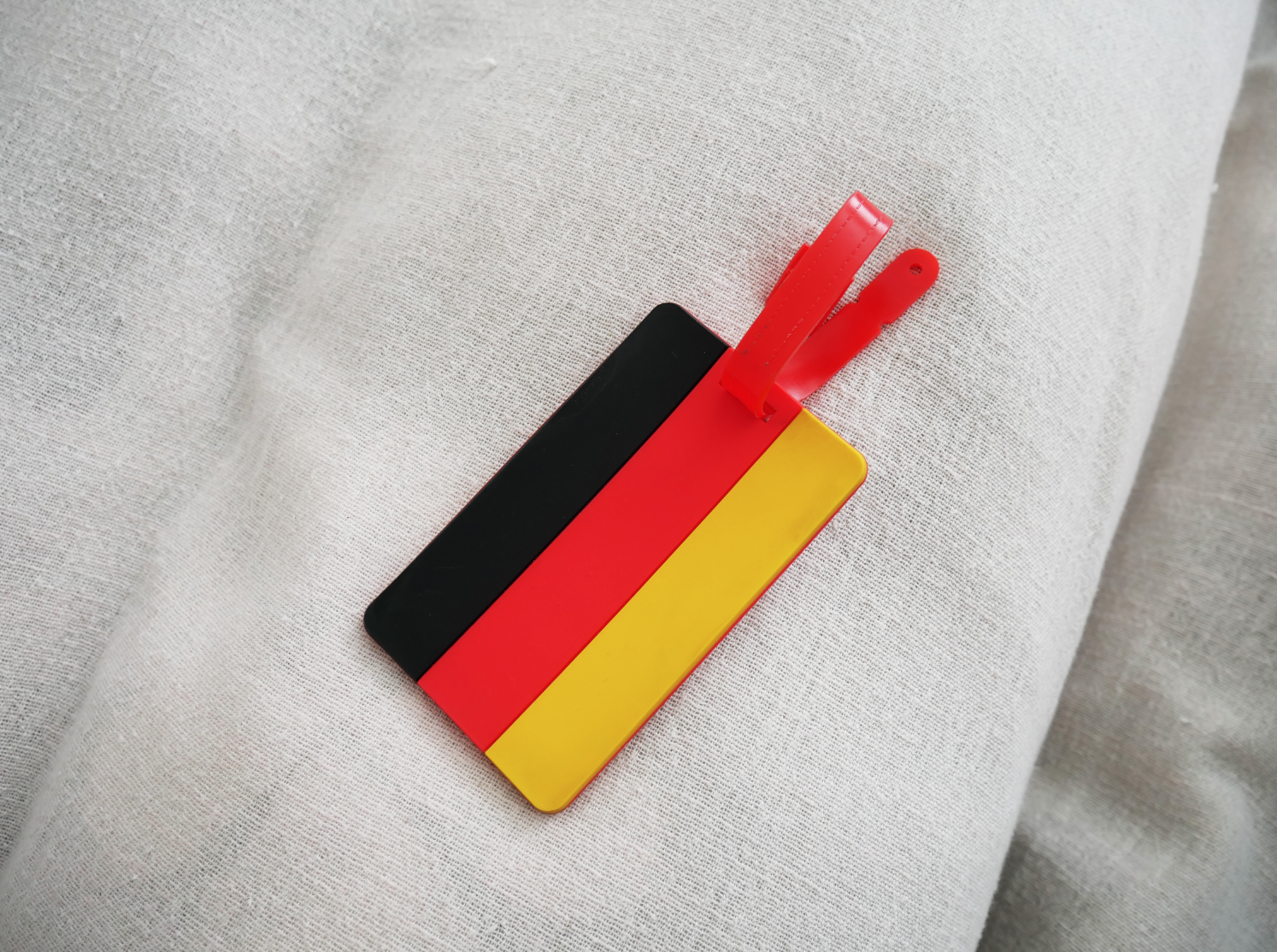 ドイツ国旗のラゲージタグ